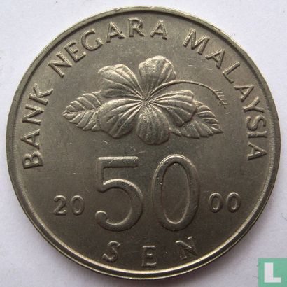 Maleisië 50 sen 2000 - Afbeelding 1