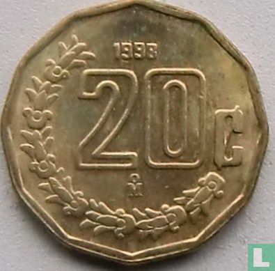 Mexico 20 centavos 1998 - Afbeelding 1