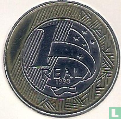 Brésil 1 real 1998 - Image 1