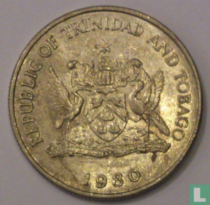 Trinidad en Tobago 25 cents 1980 (zonder FM) - Afbeelding 1
