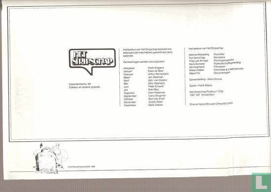 Stripschapkalender 1986 - Bild 3