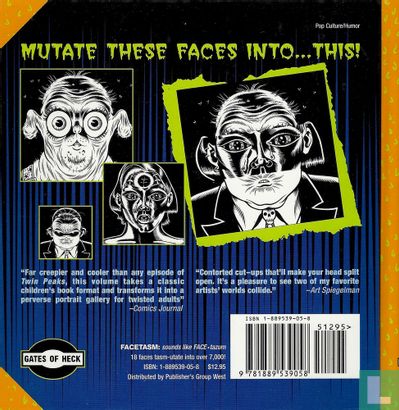 Facetasm – A Creepy Mix & Match Book of Gross Face Mutations! - Afbeelding 2