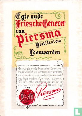 Egte oude Friesche Genever van Piersma