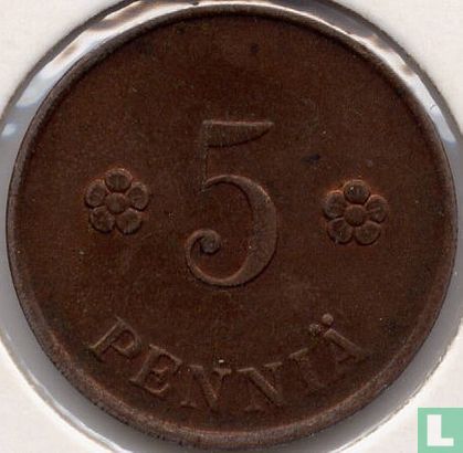 Finland 5 penniä 1918 - Image 2
