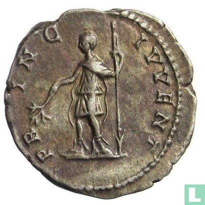 Geta Caesar 198-209, AR Denarius Rome - Afbeelding 2