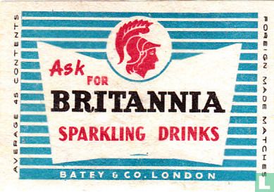 Ask for Britannia sparkling drinks