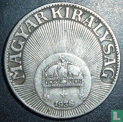Ungarn 10 Fillér 1938 - Bild 1