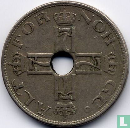 Norway 50 øre 1921 (with hole) - Image 2