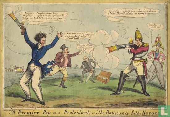 A Premier Pop at a Protestant; or, The Battersea-fields Heroes