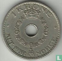 Norway 1 krone 1937 - Image 2