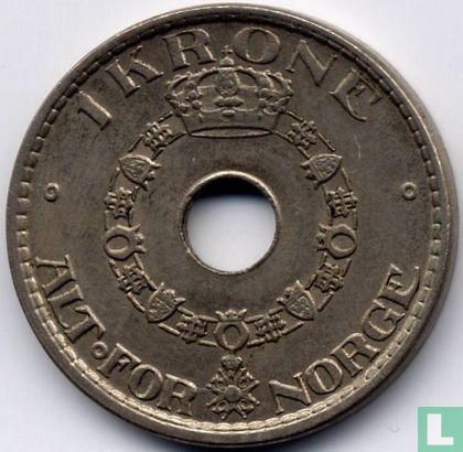 Norwegen 1 Krone 1925 - Bild 2