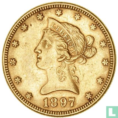 Vereinigte Staaten 10 Dollar 1897 (ohne Buchstabe) - Bild 1
