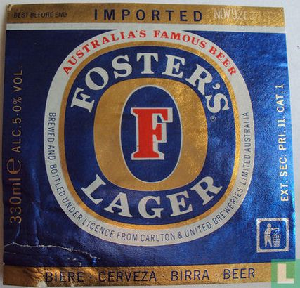 Forster's Lager - Afbeelding 1