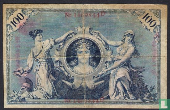Duitsland 100 Mark 1898 (P.20 - Ros.17) - Afbeelding 2
