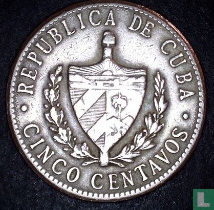 Cuba 5 centavos 1960 - Image 2