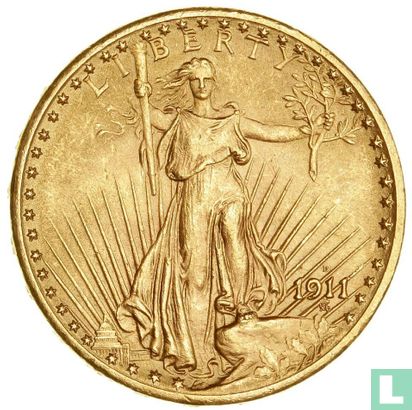 États-Unis 20 dollars 1911 (D) - Image 1