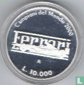San Marino 10.000 lire 2001 (PROOF) "World champions 2000" - Afbeelding 2
