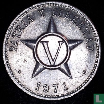 Cuba 5 centavos 1971 - Afbeelding 1
