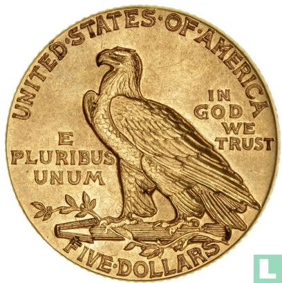 Vereinigte Staaten 5 Dollar 1912 (ohne S) - Bild 2