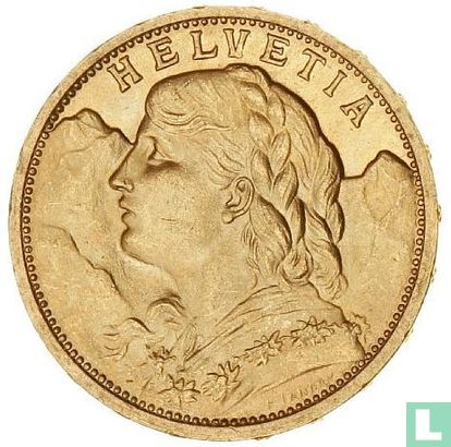 Schweiz 20 Franc 1912 - Bild 2