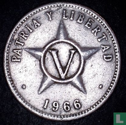 Cuba 5 centavos 1966 - Afbeelding 1
