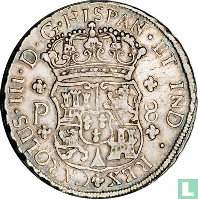 Guatemala 8 reales 1761 - Image 2