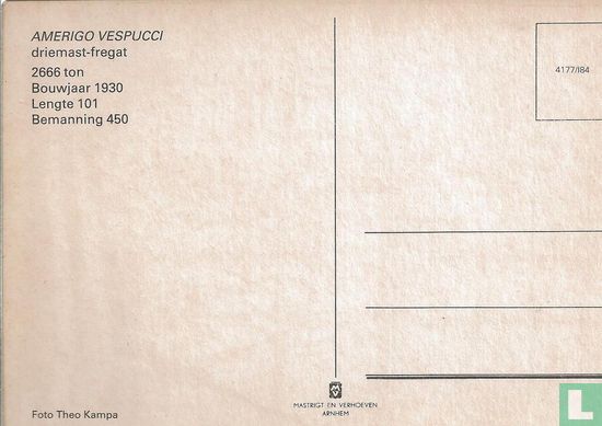 Amerigo Vespucci, driemast Fregat - Bild 2