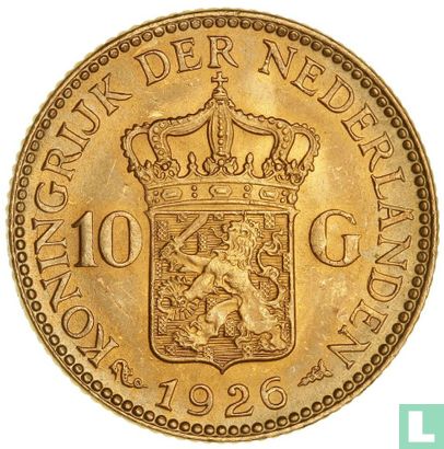 Nederland 10 gulden 1926 - Afbeelding 1