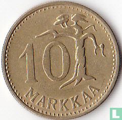 Finnland 10 Markkaa 1958 (breite 1) - Bild 2
