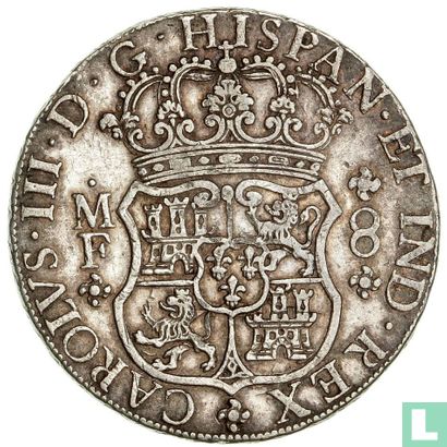 Mexiko 8 Real 1766 - Bild 2