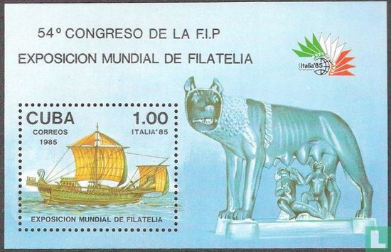 Italien 85 Int Briefmarkenausstellung