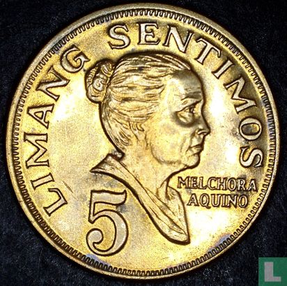 Philippines 5 sentimos 1974 - Image 2