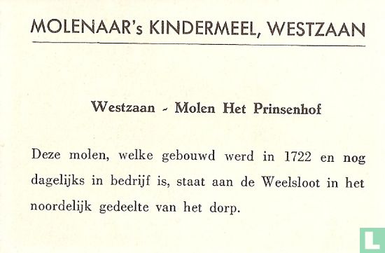 Westzaan - Molen Het Prinsenhof - Image 2