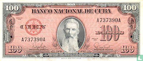 Kuba 100 Pesos 1959 - Bild 1