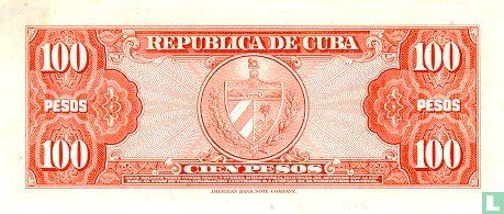 Kuba 100 Pesos 1959 - Bild 2