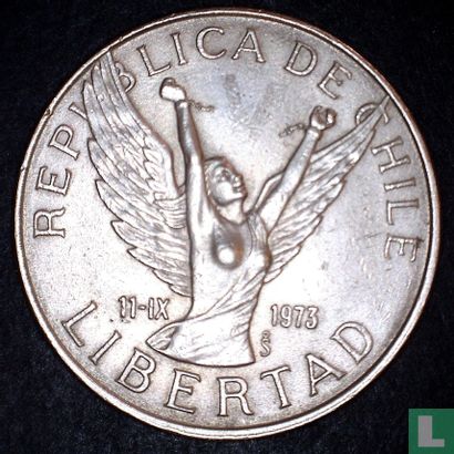 Chili 5 pesos 1980 - Image 2