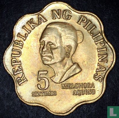 Philippines 5 sentimos 1976 - Image 2