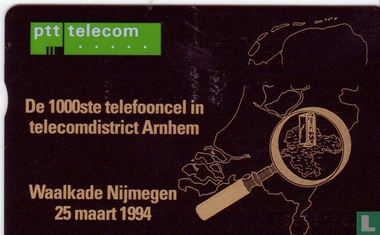 PTT Telecom De 1000ste telefooncel in telecomdistrict Arnhem - Image 1