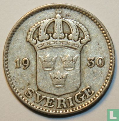 Zweden 25 öre 1930 - Afbeelding 1