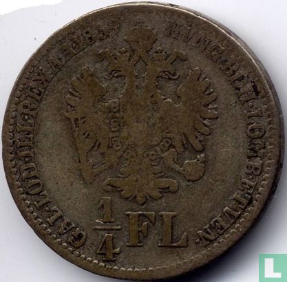 Autriche ¼ florin 1859 (A) - Image 1