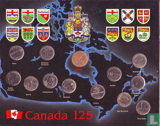 Aantal munten van "Canada 125" > Afd. Overig > Verzamelset - Bild 3