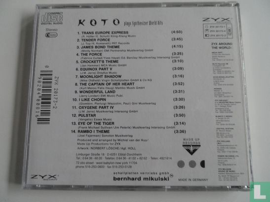 Koto plays Synthesizer World Hits - Afbeelding 2