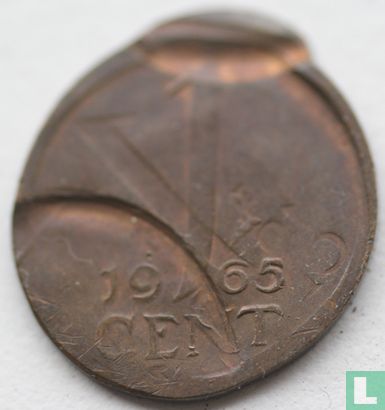 Nederland 1 cent 1965 (misslag) - Afbeelding 3