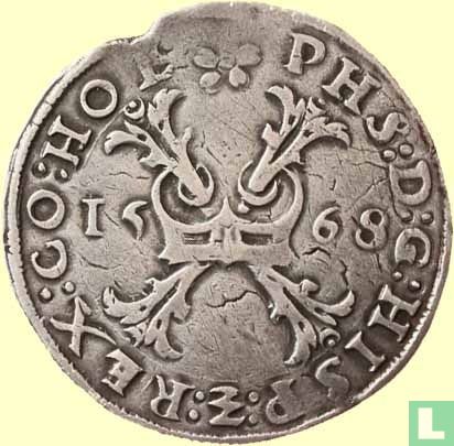 Holland ½ bourgondische kruisdaalder 1568 - Afbeelding 1