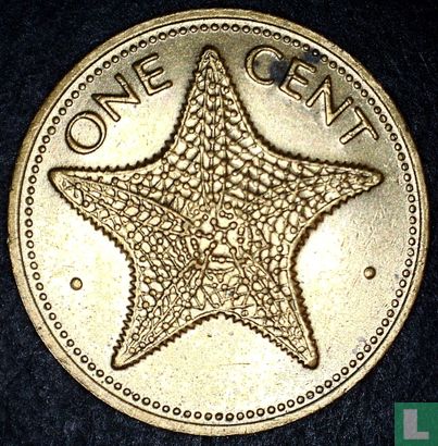 Bahamas 1 cent 1977 (sans marque d'atelier) - Image 2