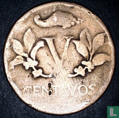 Colombia 5 centavos 1945 (zonder muntteken) - Afbeelding 2