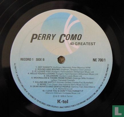 Perry Como 40 Greatest - Bild 3