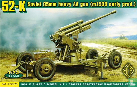 52-K Sovjet 85mm zware AA Kanon (m1939 earlyprod.)