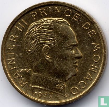 Monaco 5 centimes 1977 - Image 1
