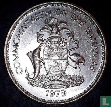 Bahama's 25 cents 1979 - Afbeelding 1